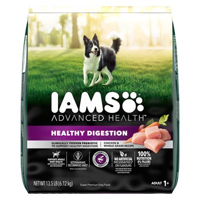 IAMS Advanced Health Recette Digestion Saine Poulet & Grains Entiers 6.12KG
