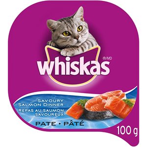 Whiskas Chat Adulte Pâté de Saumon 24 / 100g