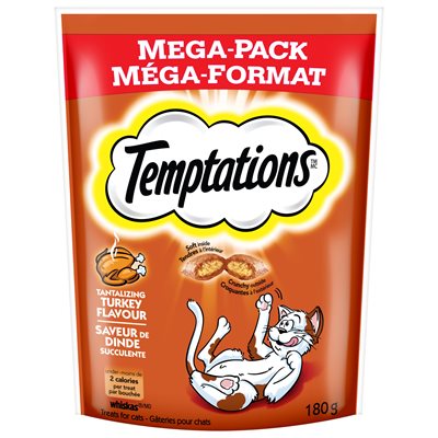 Temptations Cat Treats Tantalizing Turkey Flavor 180g