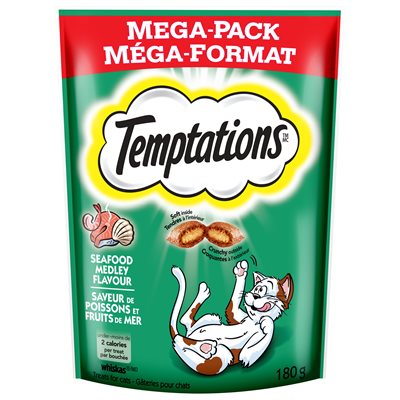 Temptations Cat Treats Seafood Medley Flavor 180g