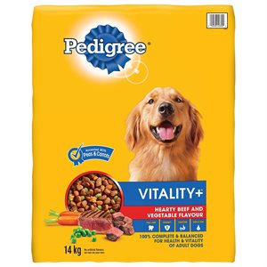 Pedigree Adult Dog Vitality+ Hearty Beef 14KG