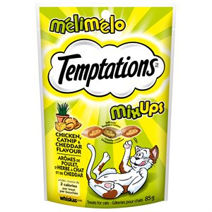 Temptations Mix-Ups Cat Treats Catnip & Cheddar Flavors 85g
