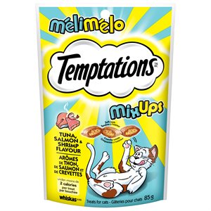 Temptations Gâteries pour Chats MéliMélo Thon, Saumon & Crevettes 85g
