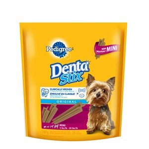Pedigree Dentastix Oral Care Dog Treats Original Flavor Mini 169g 24-Pack