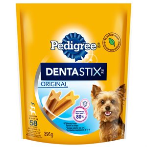 Pedigree Dentastix Oral Care Dog Treats Original Flavor Mini 396g 58-Pack