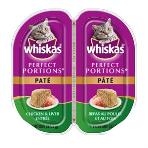 Whiskas Adult Cat Perfect Portions Chicken Liver 24 / 75g