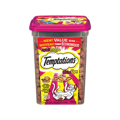 Temptations Cat Treats Mix-Ups Meaty Beef Chicken & Turkey 454g Tub