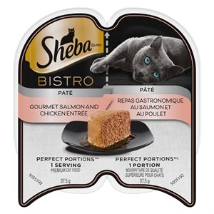 Sheba Bistro Perfect Portions Saumon & Poulet Pâté 24 / 75g