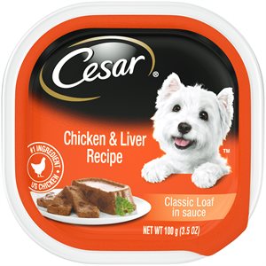 Cesar Adult Dog Entrées Chicken & Liver 24 / 100g
