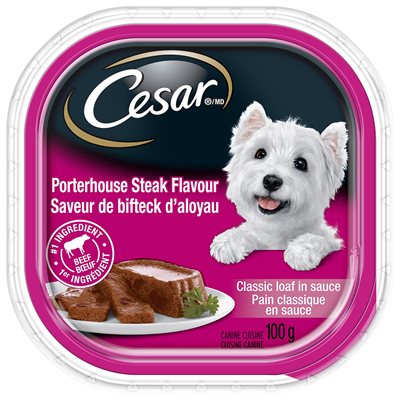 Cesar Adult Dog Classic Loaf Porterhouse Steak 24 / 100g