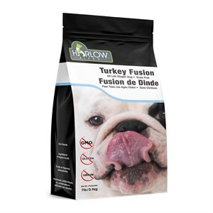 Harlow Blend Fusion Dog Food Grain Free Turkey Formula 7LBS
