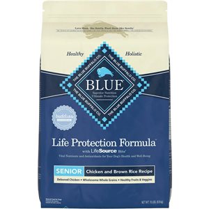 Blue Buffalo Life Protection Senior Dog Chicken & Brown Rice 15LB