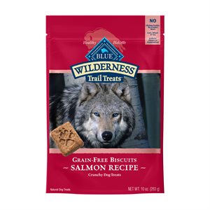 Blue Wilderness Biscuits Gâteries de Saumon Sans Céréales pour Chiens 6 / 10oz