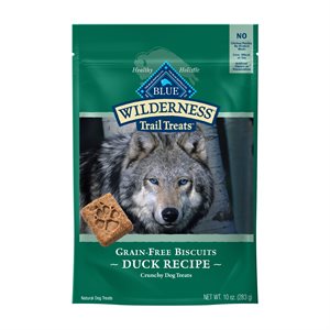 Blue Wilderness Biscuits Gâteries de Canard Sans Céréales pour Chiens 6 / 10oz