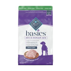 Blue Buffalo Basics LID Grain Free Adult Dog Turkey 24LB