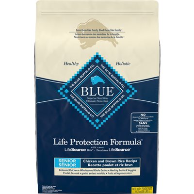 Blue Buffalo Life Protection Chien Âgé Poulet 26LB