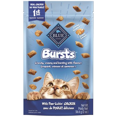BLUE Bursts Filled Cat Treats Chicken Flavor 6 / 2oz