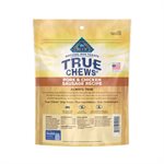 Blue Buffalo « True Chews » Recette de Porc & Saucisse au Poulet pour Chiens 14oz