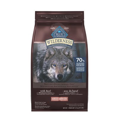 Blue Buffalo Wilderness Dog Beef 4.5LB