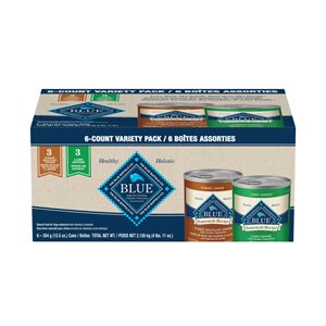 Blue Buffalo Homestyle Recipe Dinde / Agneau Emballage Varié 6 / 12.5oz