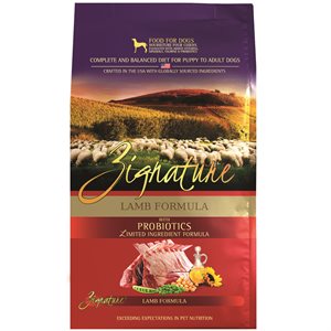 Zignature Limited Ingredient Grain Free Lamb Dog Food 12.5 LB