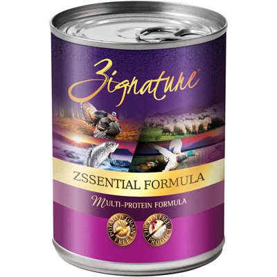 Zignature Formule Limité d'Ingrédients « Zssentials » Sans Céréales pour Chiens 12 / 13 oz