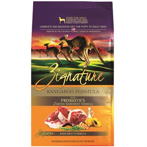 Zignature Limited Ingredient Grain Free Kangaroo Dog Food 12.5 LB