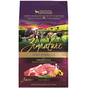 Zignature Limited Ingredient Grain Free Goat Dog Food 12.5 LB