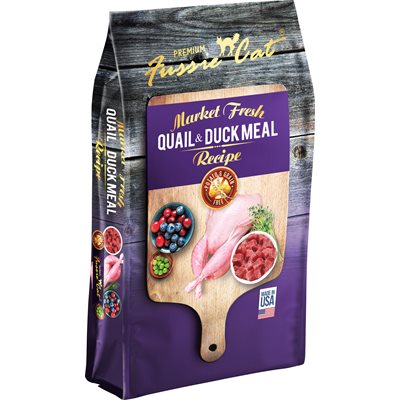 Fussie Cat Grain Free Quail & Duck Meal Formula 2LB