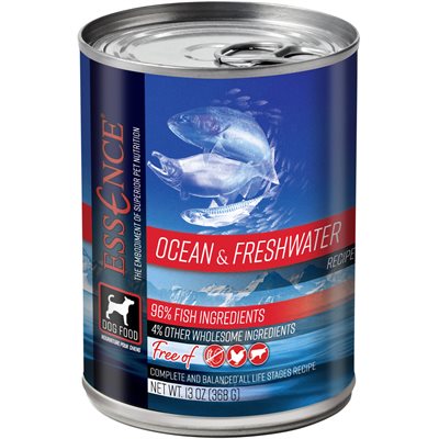 Essence High Protein Grain Free Ocean & Freshwater Recipe for Dogs 12 / 13oz