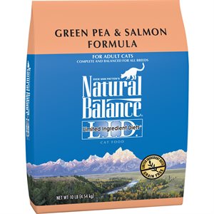 Natural Balance Cat LID Green Pea & Salmon Formula 10LB