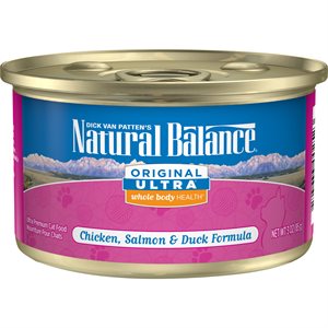 Natural Balance Cat Original Chicken, Salmon & Duck Formula Cans 24 / 3oz