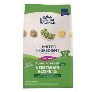 Natural Balance Vegetarian Formula Small Bites Dry Dog Food 4LB