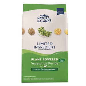 Natural Balance Vegetarian Formula Dry Dog Food 4LB