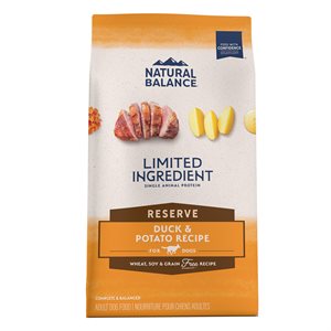 Natural Balance Duck & Potato Formula Dry Dog Food 22LB