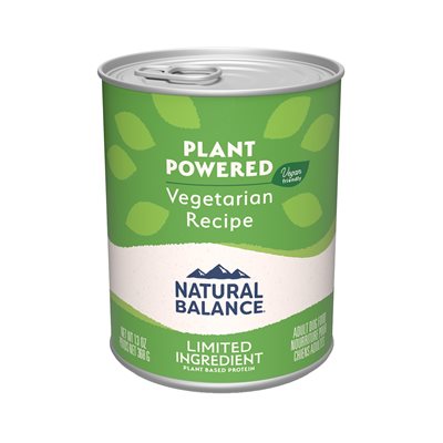 Natural Balance Dog Premium Vegetarian Formula Cans 12 / 13oz