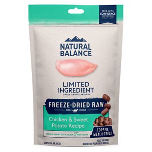 Natural Balance LID Freeze Dried Grain Free Chicken & Potato Treats 13oz