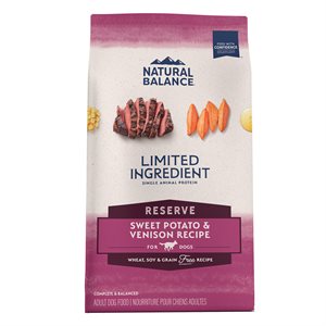 Natural Balance Dog LID Sweet Potato & Venison Formula 12LB