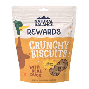 Natural Balance Rewards Crunchy Biscuits Duck Dog Treat 28oz