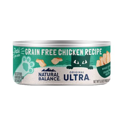 Natural Balance Ultra Cat Grain Free Chicken Formula Cans 24 / 5.5oz