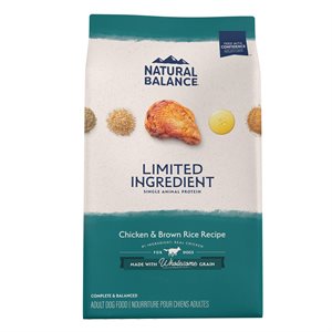 Natural Balance LID Adult Chicken & Rice 4 LB