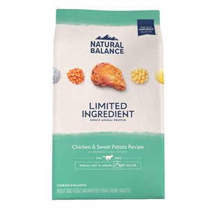 Natural Balance LID Adult Grain Free Chicken & Sweet Potato 24 LB