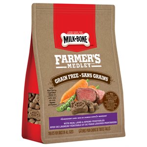 Smuckers Milk Bone Farmer's Medley Grain Free Lamb & Vegetables Treats 4 / 340g