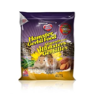 Martin Mills Nourriture pour Hamsters & Gerboises Extrudée 500gm