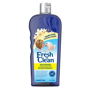 PetAg « Fresh 'n Clean » Shampooing « Snowy-Coat » Blanchissant Parfum de Vanille 18oz