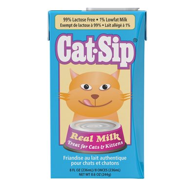 PetAg « Cat-Sip » Friandise au Lait pour Chats & Chatons 8oz
