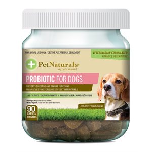 FoodScience Pet Naturals Bouchées Probiotiques pour Chiens 90 MCX