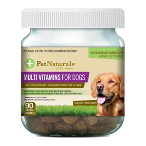 FoodScience Pet Naturals Multi Vitamin Chews for Dogs 90 Count