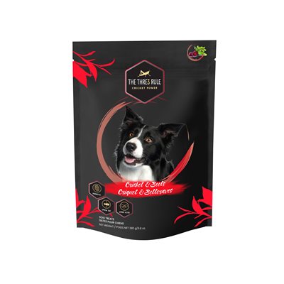 THE THRE3 RULE Cricket & Beets - Dog Treat 280g