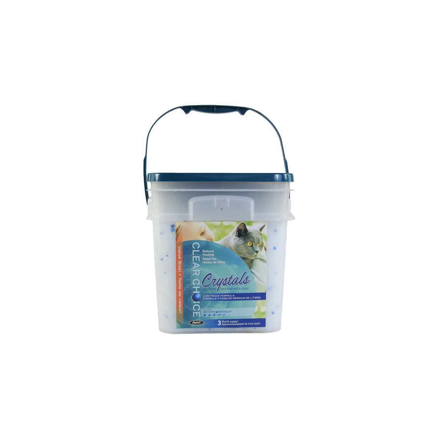 Pestell Clear Choice Crystal Silica Cat Litter 12LB Pail